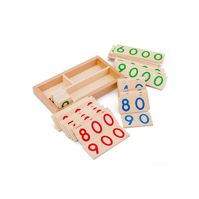 Set Modular de Numeración Montessori de Madera