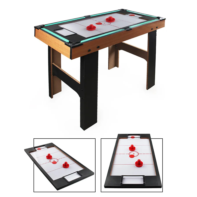 Mesa Multijuego 4-en-1 con Foosball, Air Hockey, Ping Pong y Billar