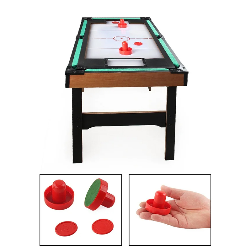 Mesa Multijuego 4-en-1 con Foosball, Air Hockey, Ping Pong y Billar