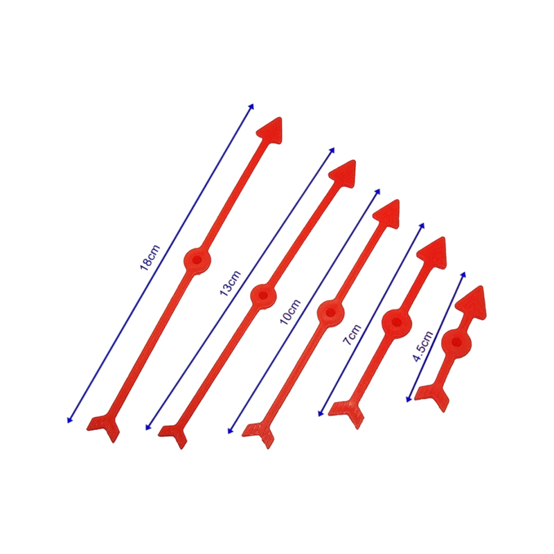 Accesorios de Flechas Rotatorias de Plástico Coloridas para Juegos