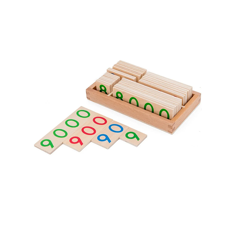 Set Modular de Numeración Montessori de Madera