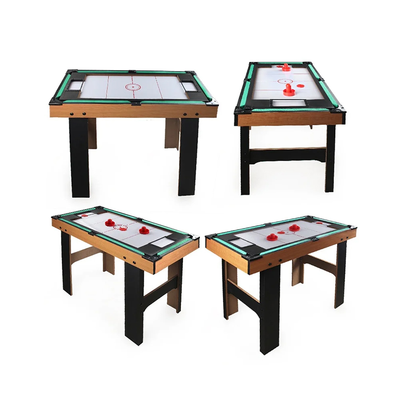Mesa Multijuego 4-en-1 con Foosball, Air Hockey, Ping Pong y Billar