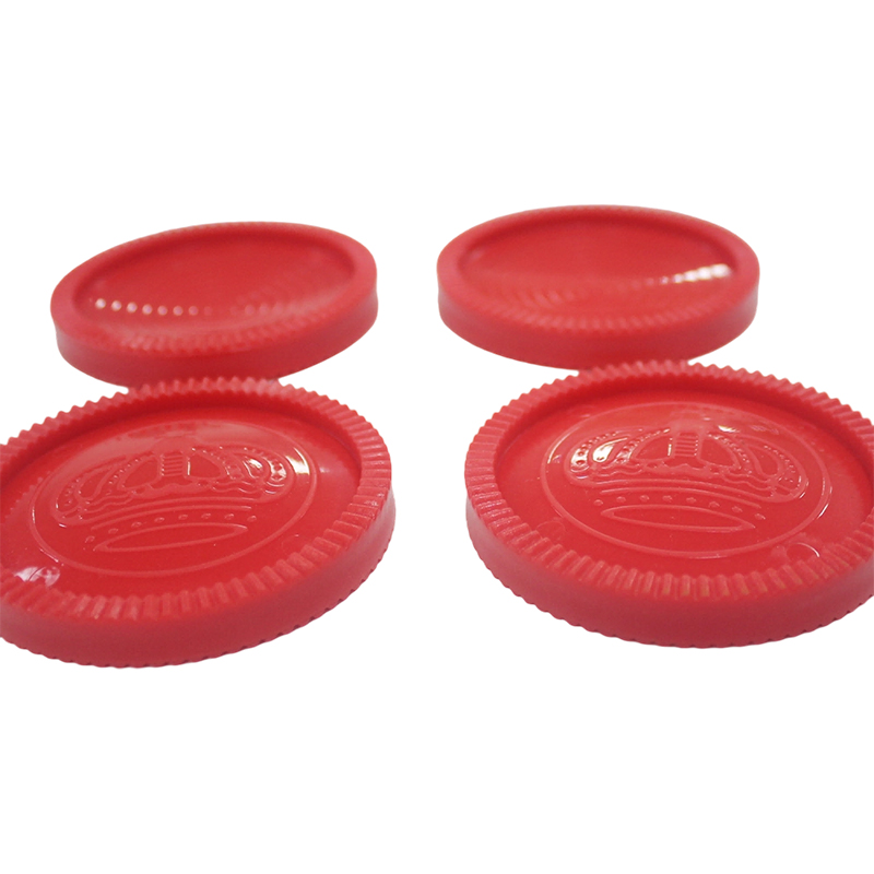 Piezas de Ajedrez Plásticas Rojas y Negras