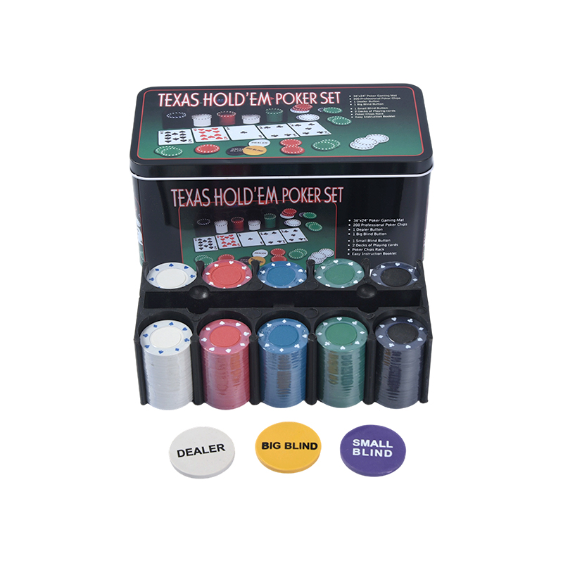 Set de Póker de Grado Casino con 200 Fichas