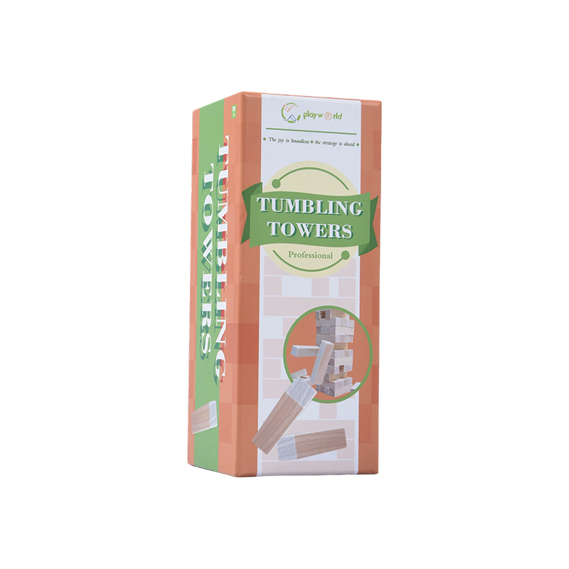 Set de Torres Caídas de Madera de 48 Bloques