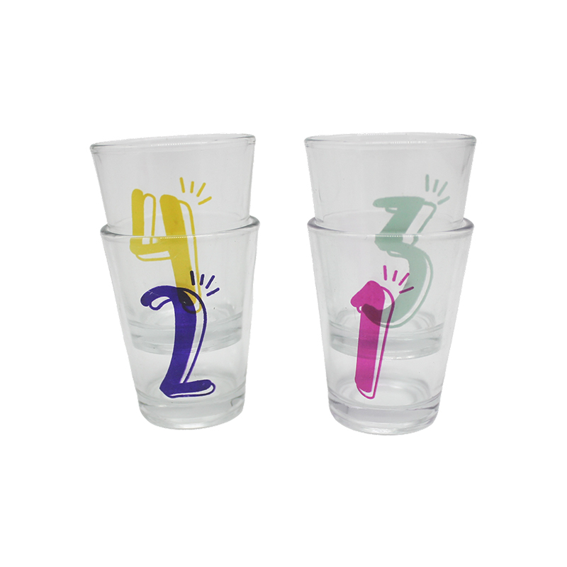 Set de Juego de Bebidas Ludo de Cristal