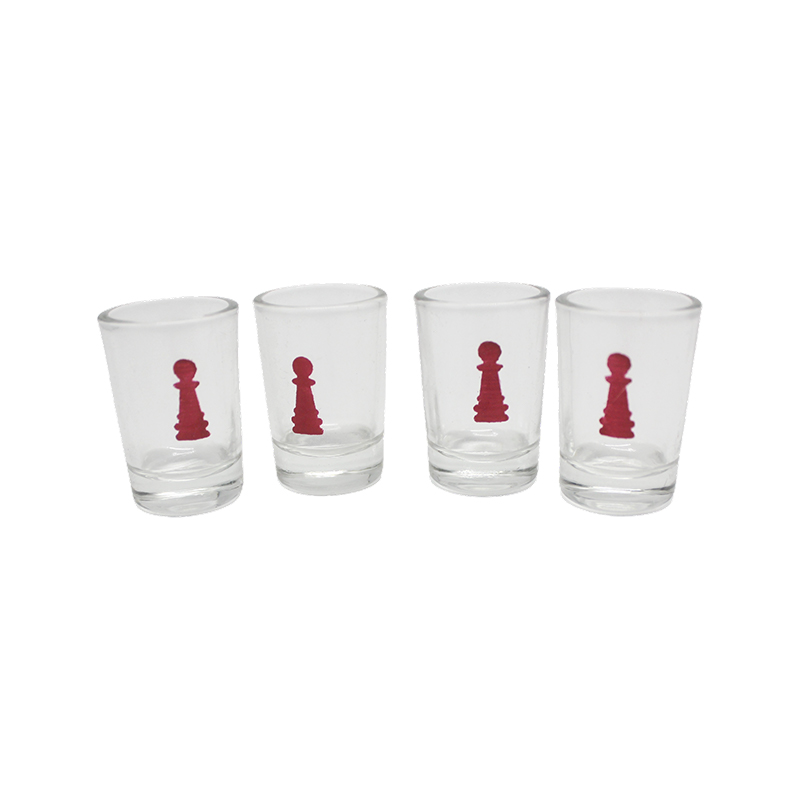 Set de Juego de Bebidas Ludo de Cristal