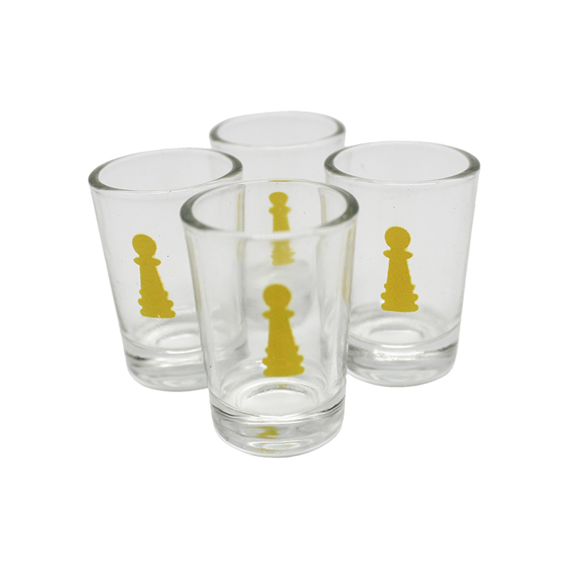 Set de Juego de Bebidas Ludo de Cristal