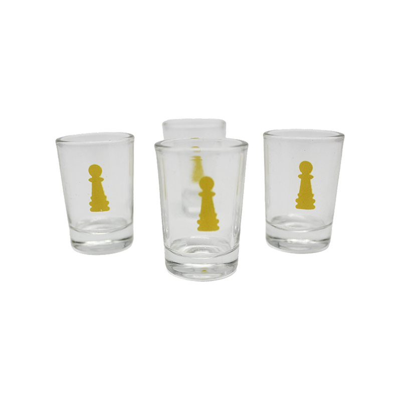 Set de Juego de Bebidas Ludo de Cristal