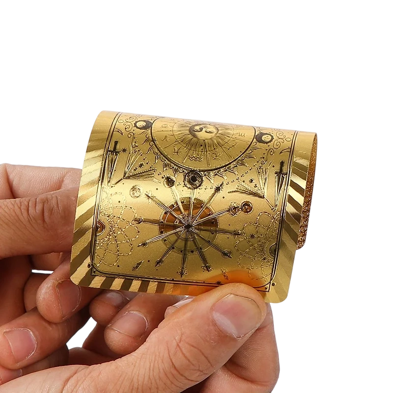 Set de Cartas de Tarot con Lámina Dorada Premium