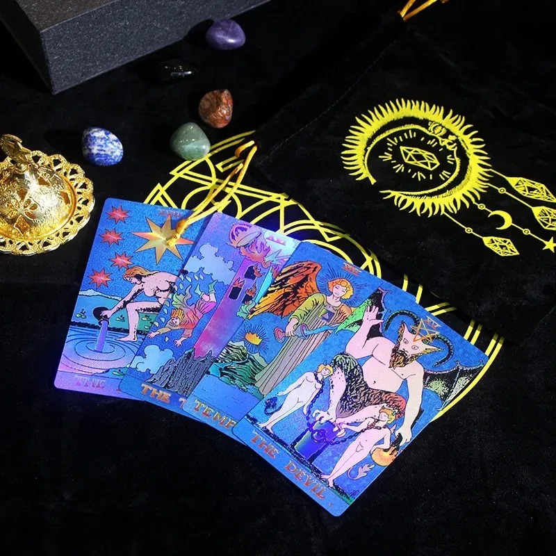 Edición Coleccionable Temática del Zodíaco - Set de Tarot y Cristales Tesoro Místico