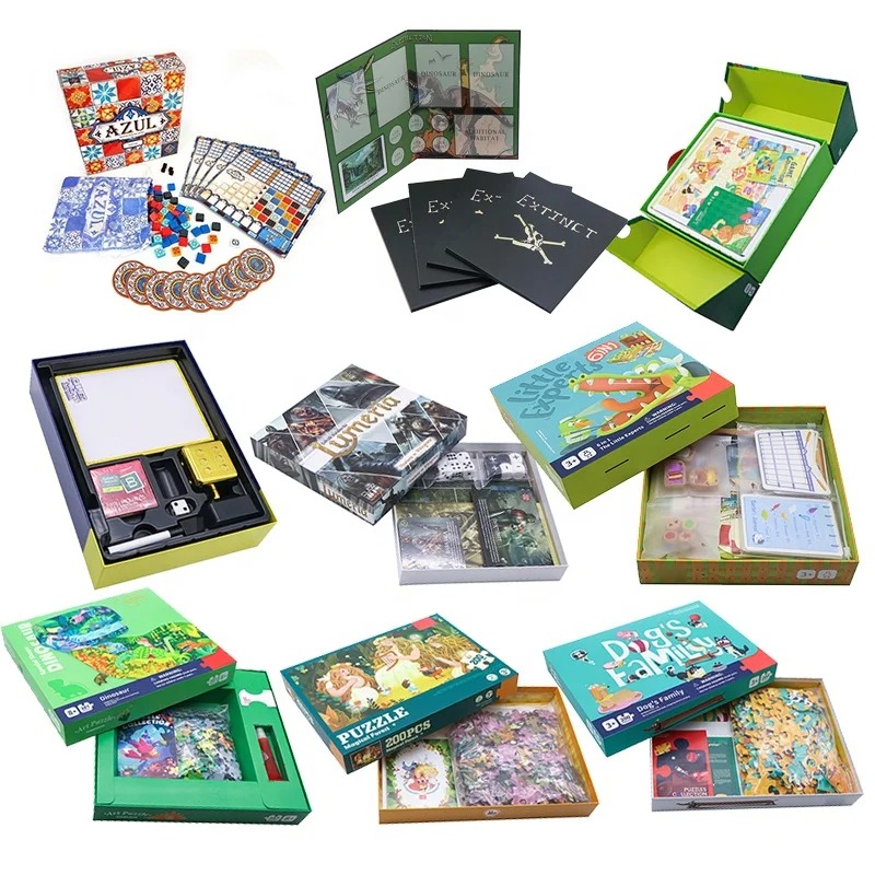 Colección de Juegos de Mesa Personalizados - Set de Juegos Familiares Multitemáticos