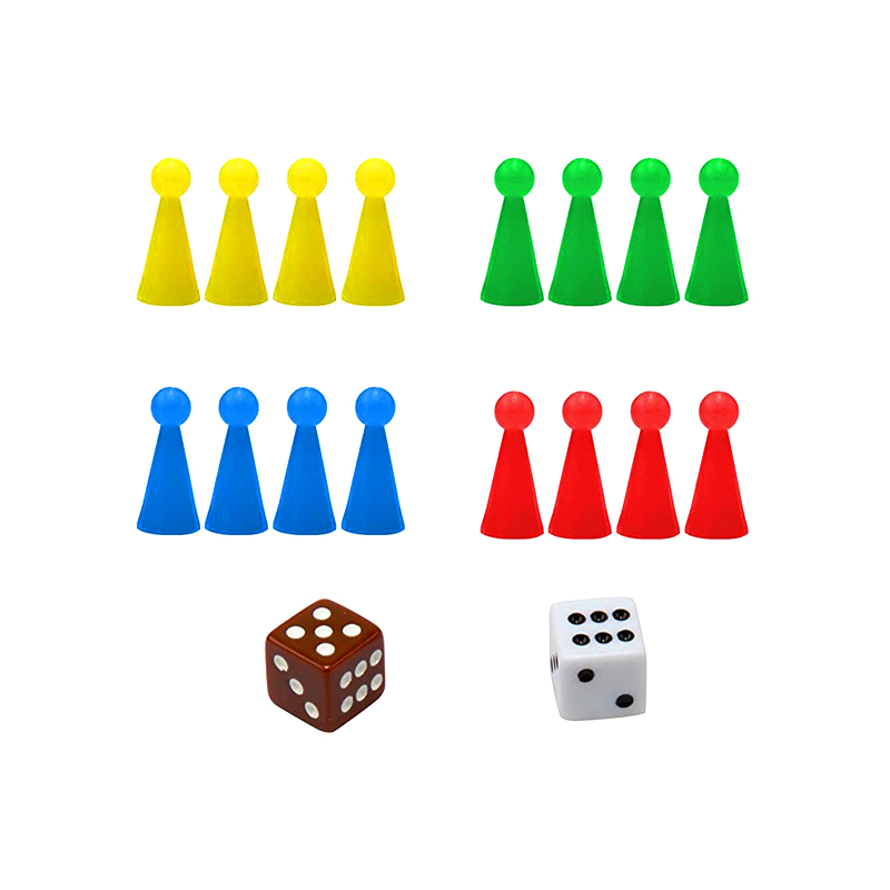 Set de Juego de Ludo Magnético con Dados y Fichas - Juego Clásico