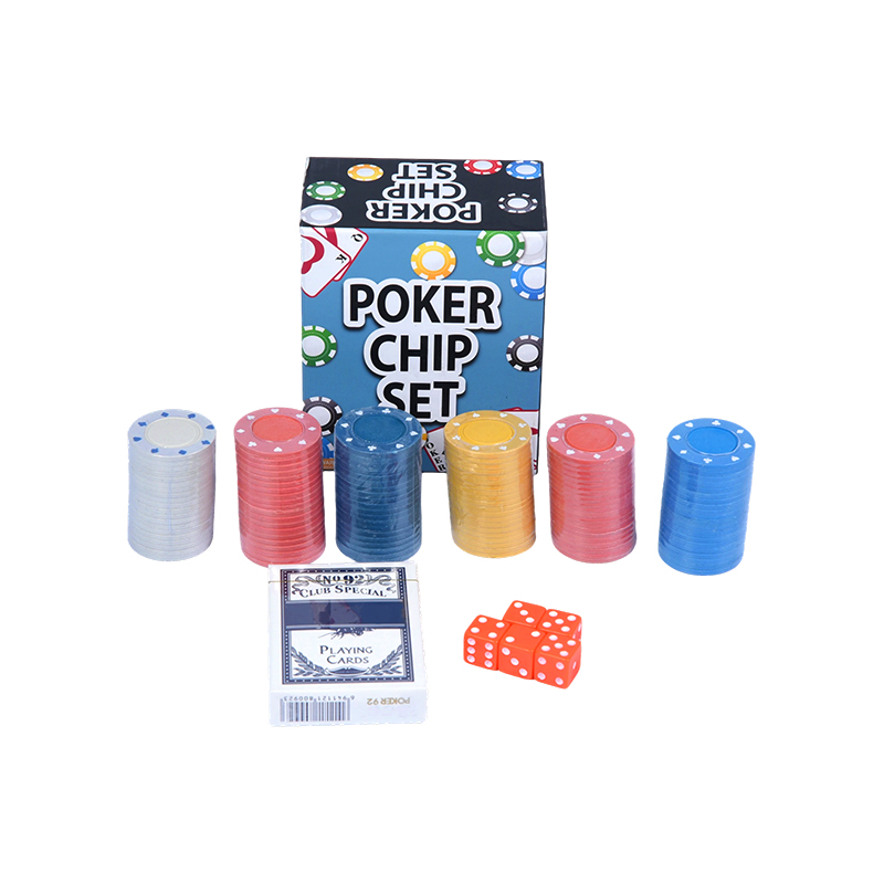 Set Completo con Fichas de Colores, Cartas de Juego y Dados