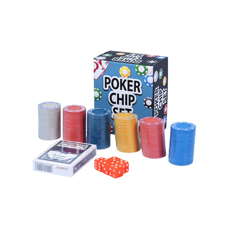 Set Completo con Fichas de Colores, Cartas de Juego y Dados