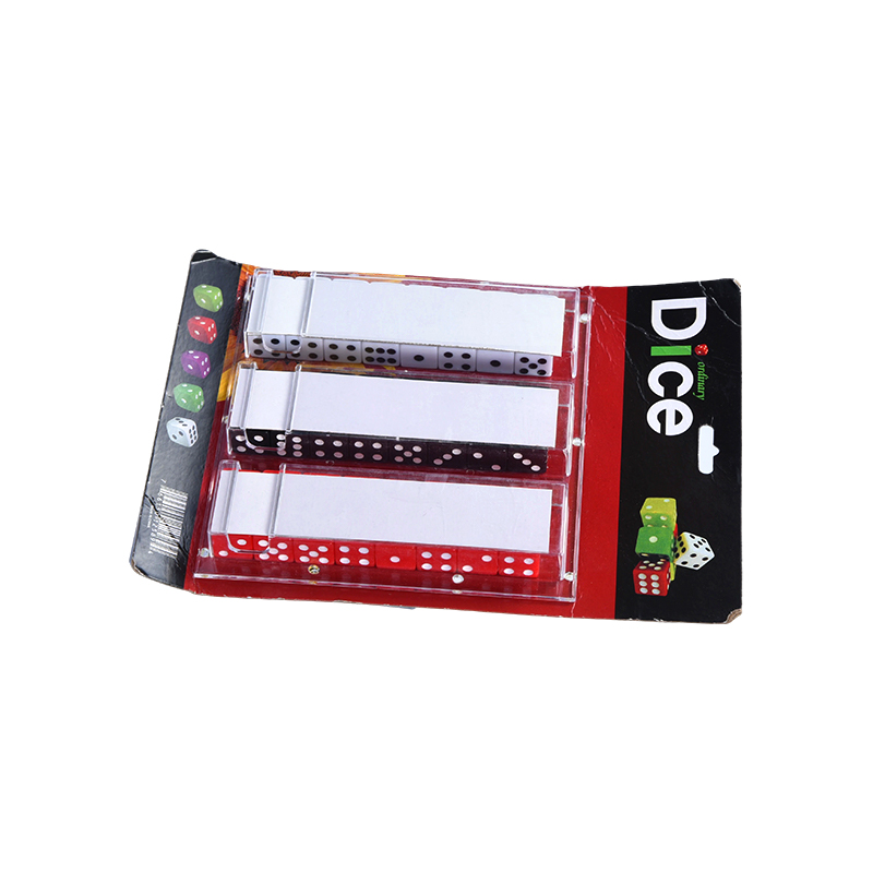 Set de 3 Juegos de Dados de 10 Piezas Cada Uno en Empaque Expositor