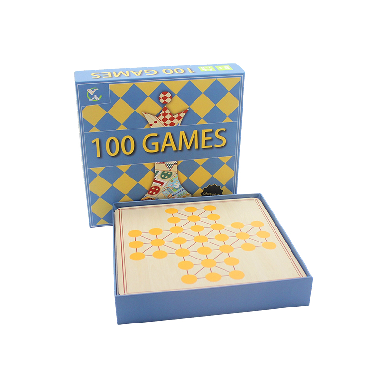 Colección Clásica de Juegos de Mesa en Caja de Regalo 100-en-1