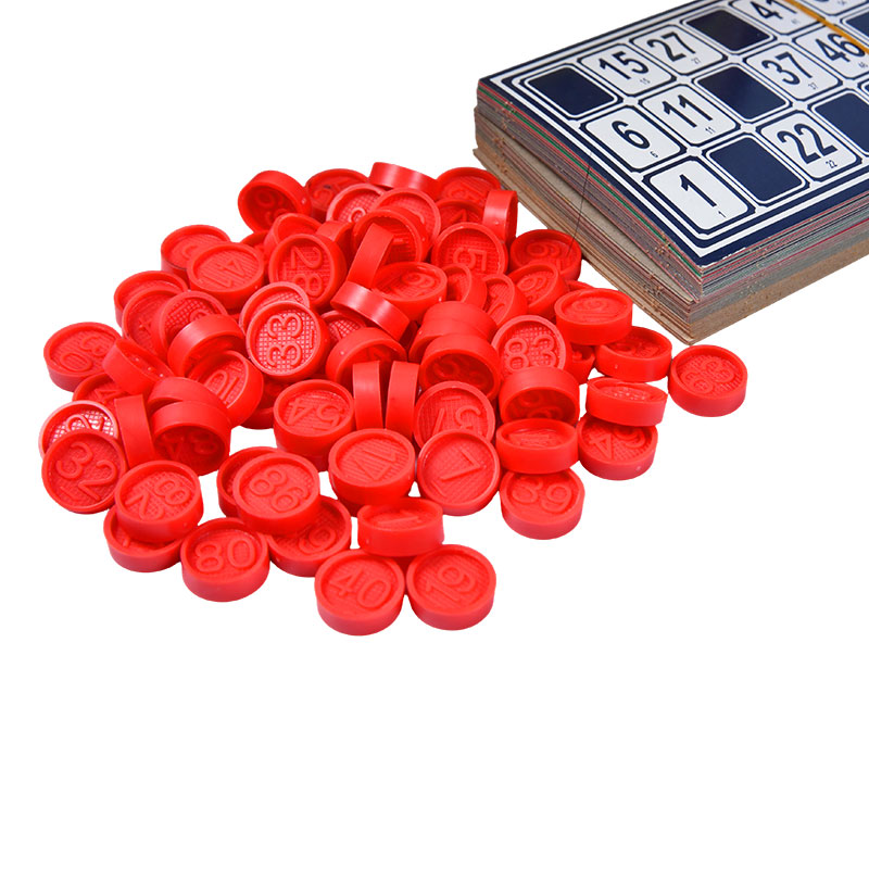 Set de Juego de Bingo con Caja de Almacenaje – Completo con Cartas, Fichas y Caja