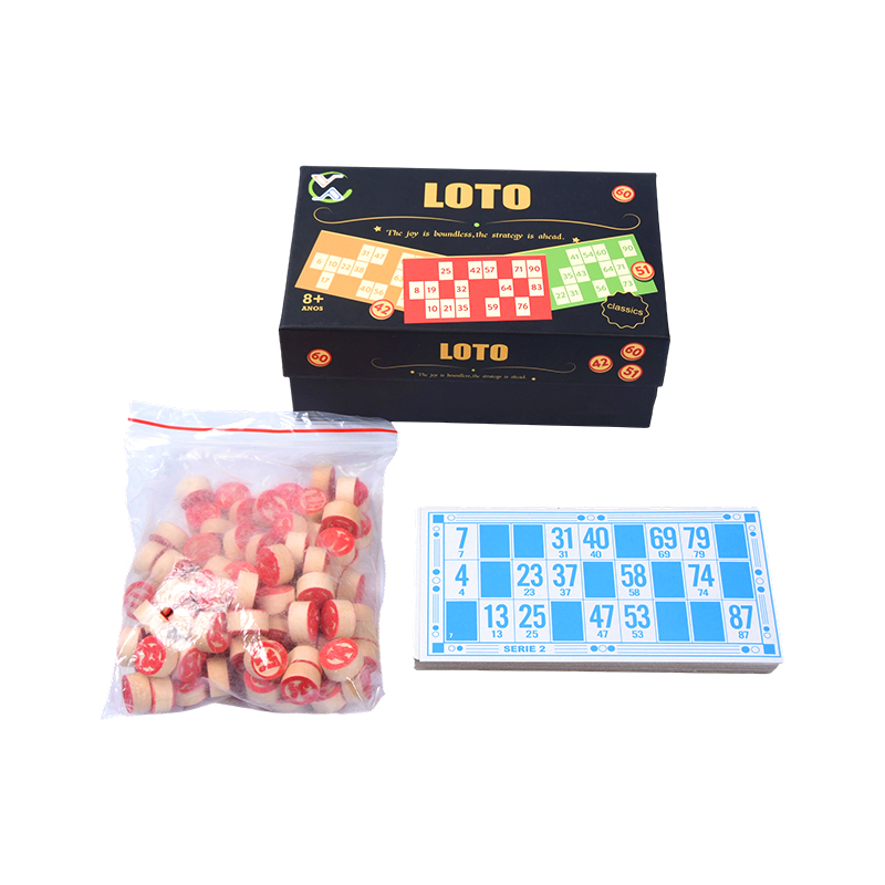 Set de Juego LOTO (Estilo Bingo) – Completo con Fichas, Cartas y Caja de Almacenaje