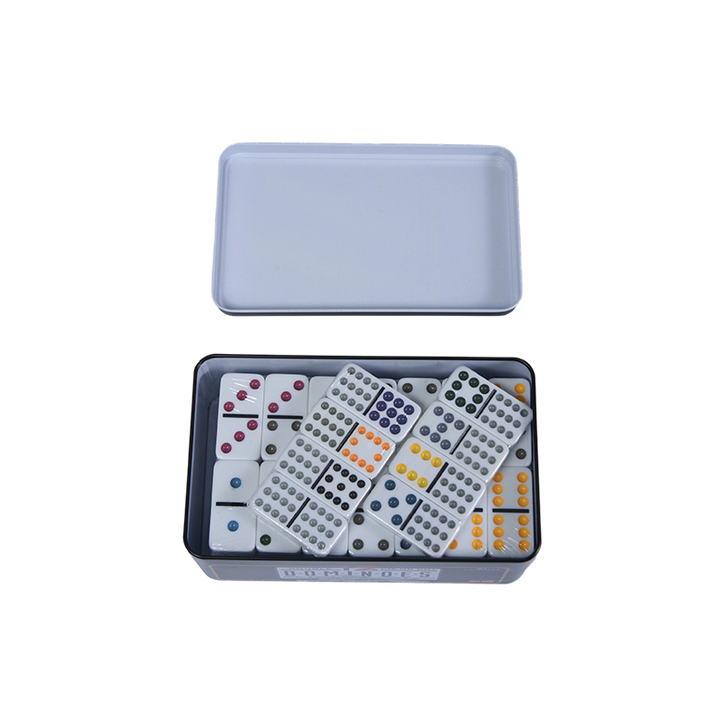 Soporte Expositor de Madera - Set de Arte Coleccionable de Dominó Colorido