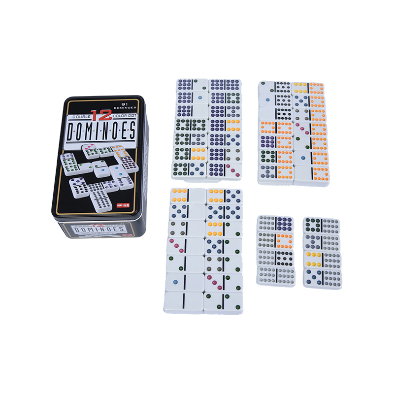 Soporte Expositor de Madera - Set de Arte Coleccionable de Dominó Colorido