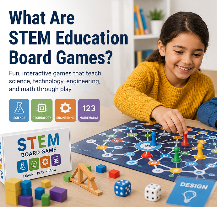 ¿Qué son los juegos de mesa educativos STEM?